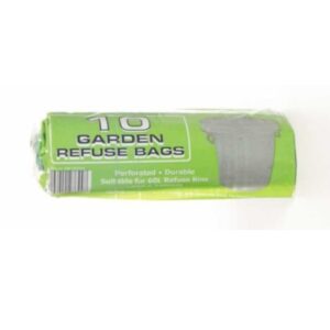 Garden Refuse Bags (Green) (750x950x25MIC) 10's