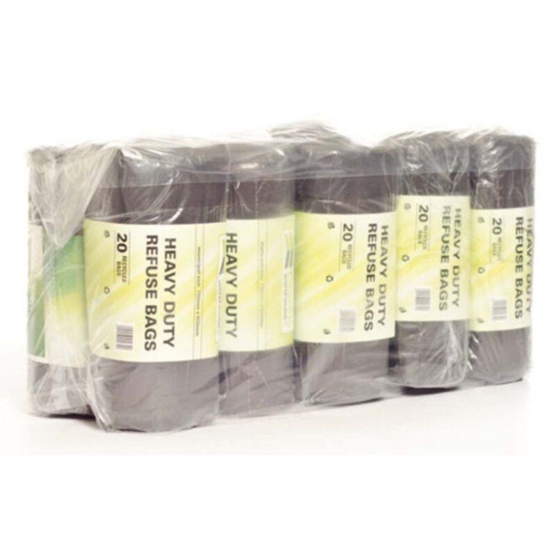 Refuse Bags Roll Heavy Duty (Black) (750x950x28MIC) 20’s - Image 2