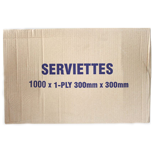 Serviettes Catering 1 Ply 1000's