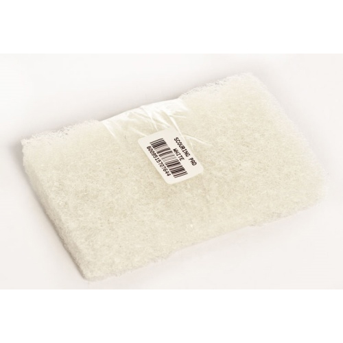 Scouring Hand Pad (White) (100MMx150MM) Scouring Hand Pad (White) (100MMx150MM) Scourer white