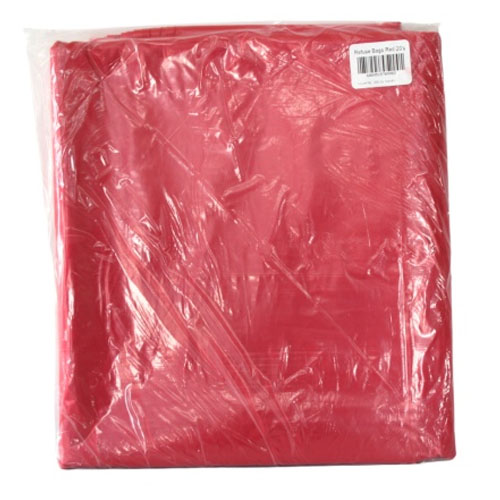 Refuse Bags Flat Folded (Red) (750x950x30MIC) 20's Refuse Bags Flat Folded (Red) (750x950x30MIC) 20's red bags G