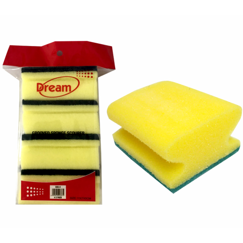 Scouring Groove Sponge 4's