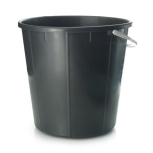 Bucket Ribbed Recycled (Black) 9L