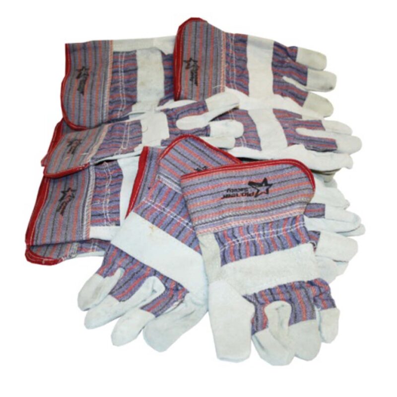 Chrome Leather Gloves Candy Stripe - Image 2