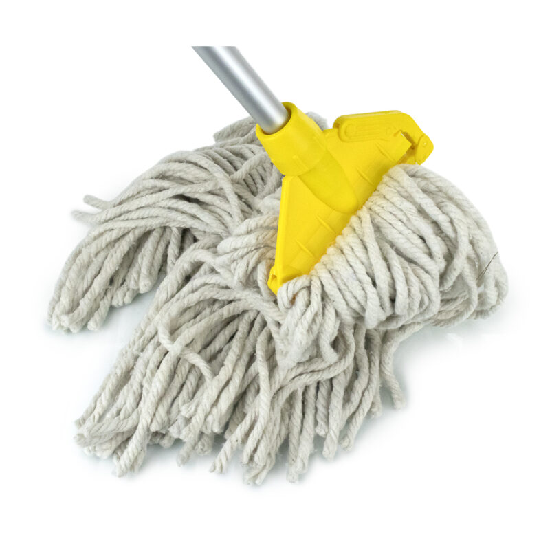 Complete Fan Mop Aluminium Handle With Plastic Clip - Image 2