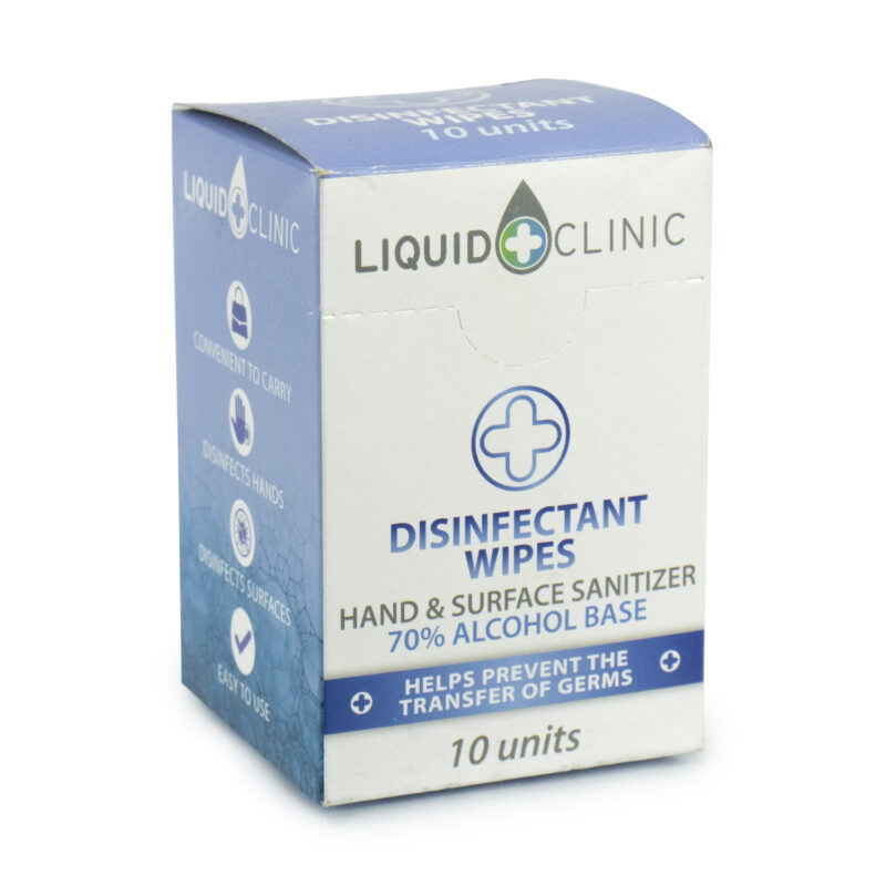 Disinfectant Individually Wrapped Wipes 10's