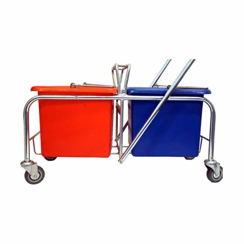 Double Bucket Trolley Metal Frame With 25L E-Line Buckets