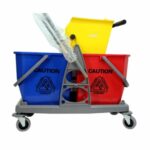 Double Bucket & Wringer Plastic 50L Double Bucket & Wringer Plastic 50L Double Bucket Wringer Plastic 50L BTBPD