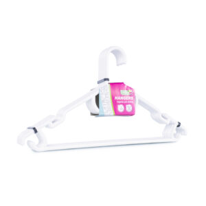 Hangers Plastic Assorted Colours 5's