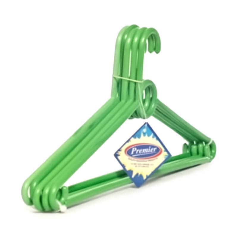 Hangers Plastic Assorted Colours 5's
