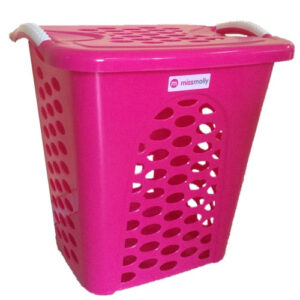 Linen Bin & Lid (Dusty Pink) Mega