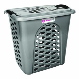 Linen Bin & Lid (Silver) Mega