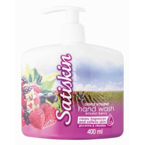 SATISKIN Hand Wash Berry 400ml