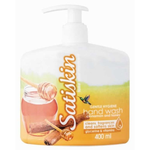 SATISKIN Hand Wash Cinnamon & Honey 400ML