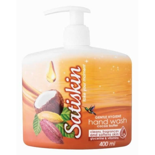 SATISKIN Hand Wash Cocoa Butter 400ml Each
