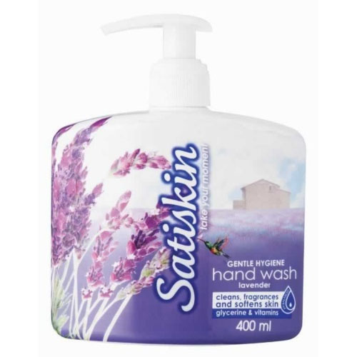 SATISKIN Hand Wash Lavender 400ml