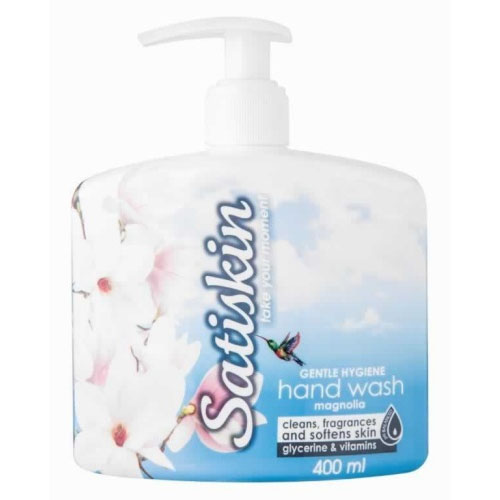 SATISKIN Hand Wash White Magnolia 400ml