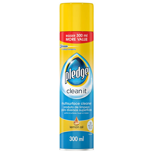 Pledge Multi-Surface Cleaner Lemon Oil 300ML