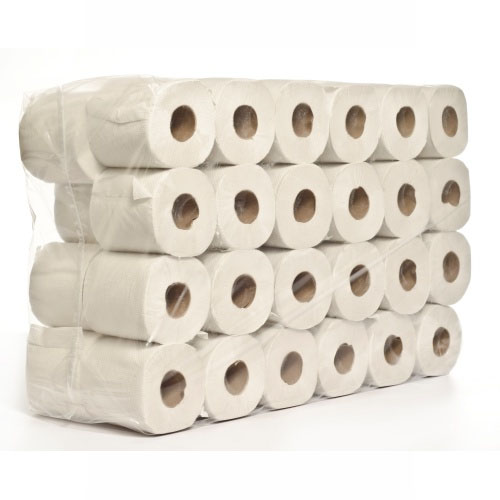 Toilet Tissue Mixed Grade Recycled 1 Ply 500 Sheets Wipe It 48's