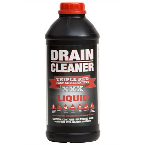 Drain Cleaner Liquid Black (Acid Based)