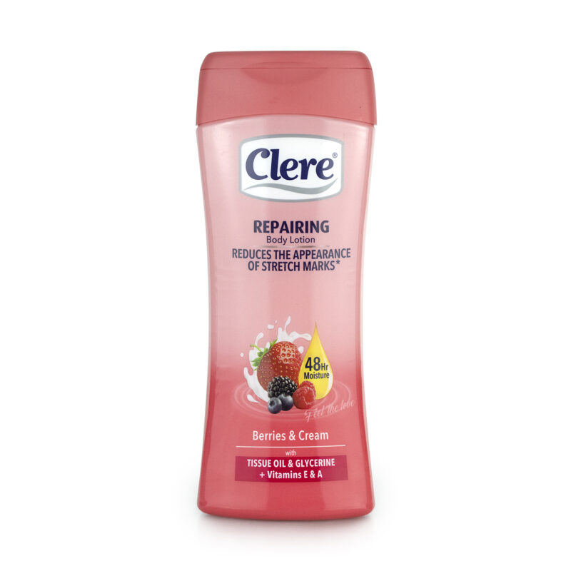 CLERE Hand & Body Lotion Berries & Cream 400ML