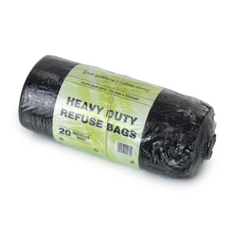 Refuse Bags Roll Heavy Duty (Black) (750x950x28MIC) 20’s