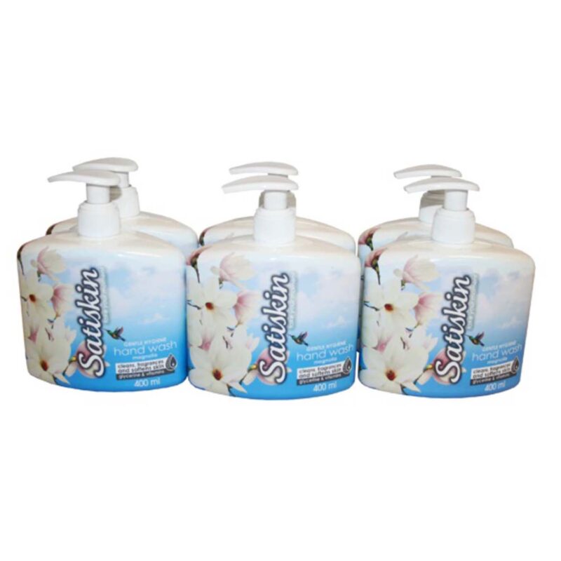 SATISKIN Hand Wash White Magnolia 400ml - Image 2