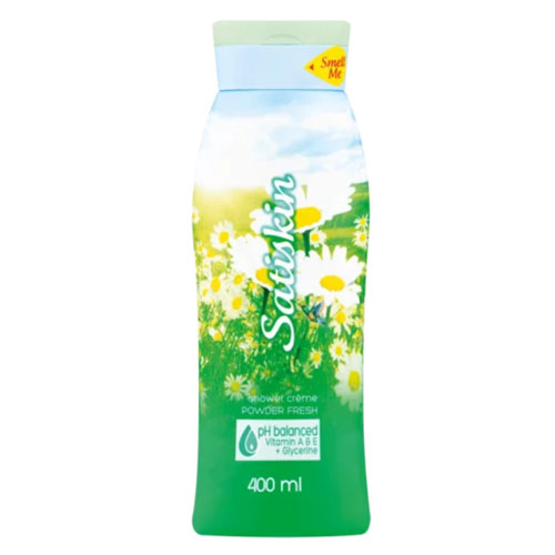 SATISKIN Shower Creme Powder fresh 400ML SATISKIN Shower Creme Powder fresh 400ML SATISKIN Shower Creme Powder fresh 400ml