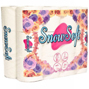 Toilet Paper 1 Ply (Snowsoft) 24's