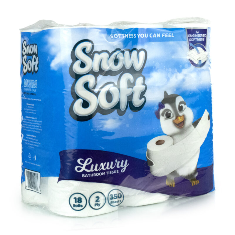 Toilet Paper 2 Ply 350 Sheets 18's