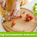 Sanitising food preparation areas & utensils using Food San CW Blog Banners 2023 12