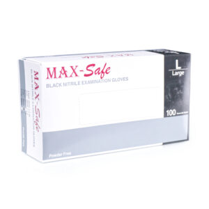 Exam Gloves Powder Free Nitrile (Black) Box 100's
