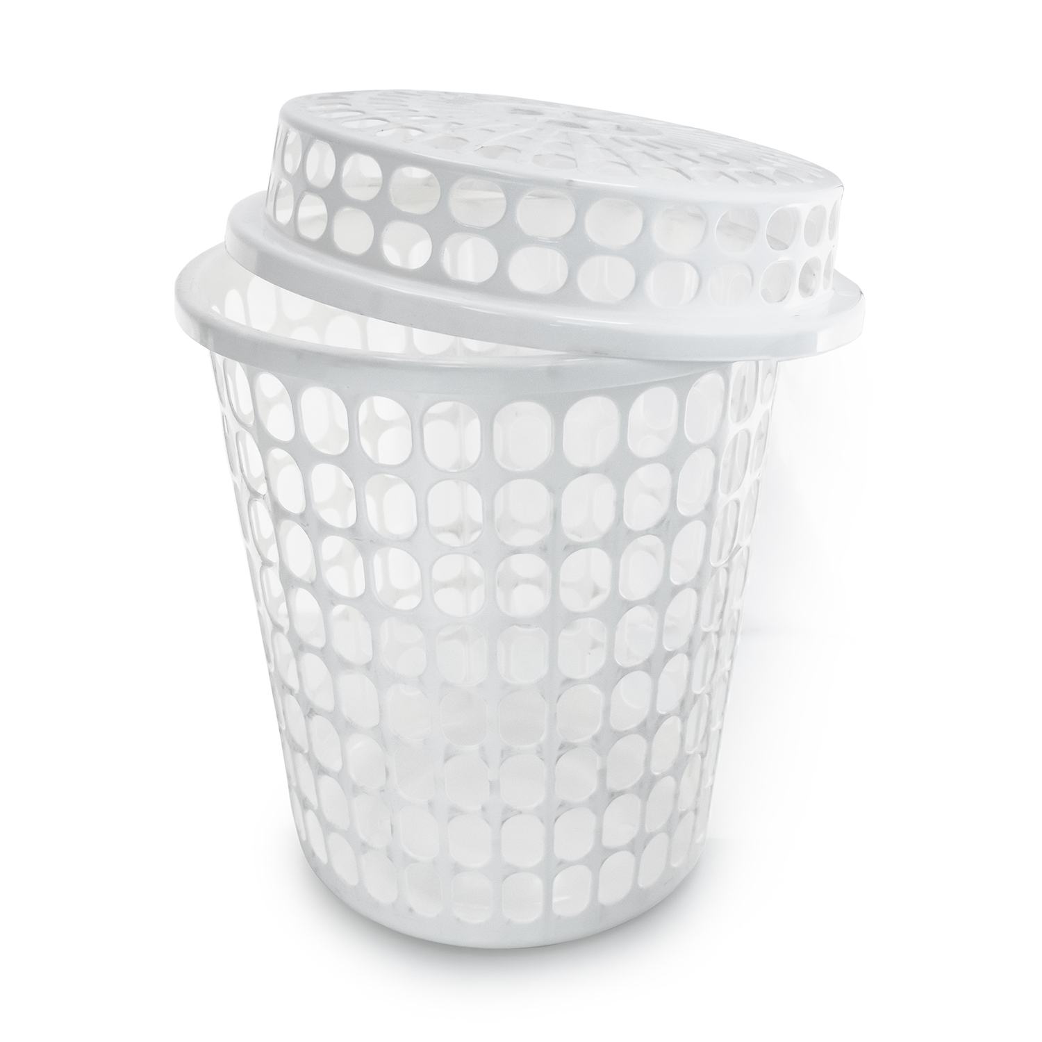 Linen Bin Slotted (White) 45L Linen Bin Slotted (White) 45L Linen Bin Slotted PLA01070