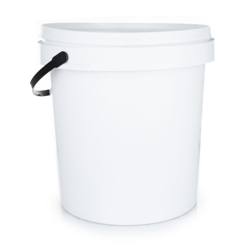 Empty Bucket With Lid (White) - Image 3