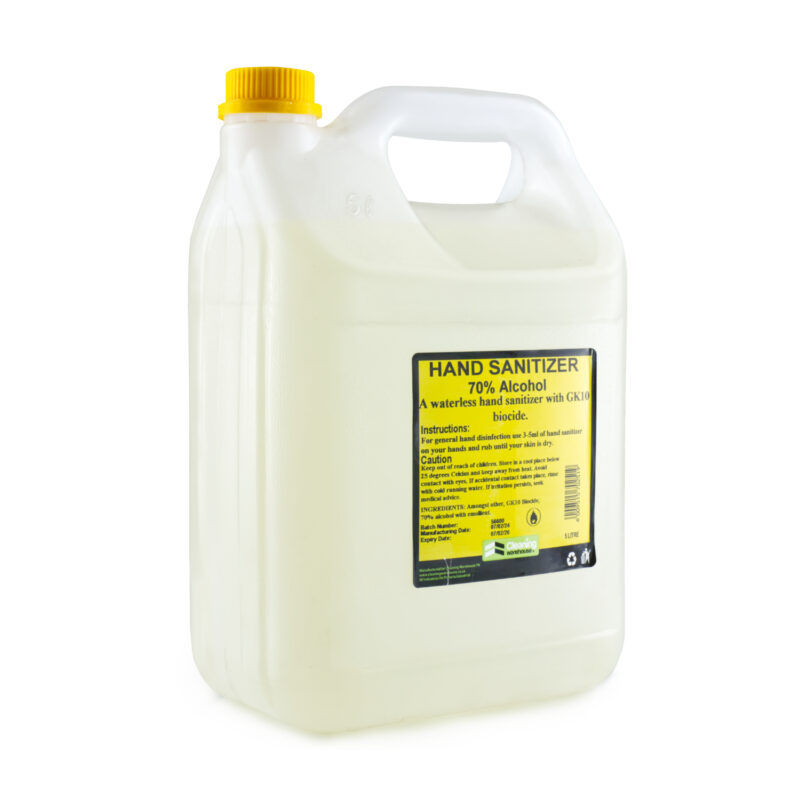 Hand Sanitizer 70% (Clear) 5L