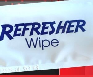 Refresher Wipes Box With 500 Sachets