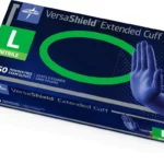 Verashield Extended Cuff Exam Gloves (Blue) Box 50's Verashield Extended Cuff Exam Gloves (Blue) Box 50's Verashield Extended Cuff Exam Glove Blue L Box 50s SAF03023