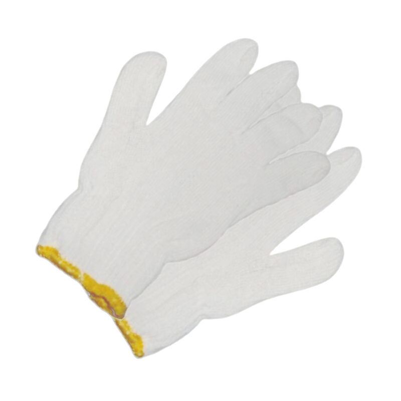 Machine Knitted Glove Crochet Natural Cotton 450G