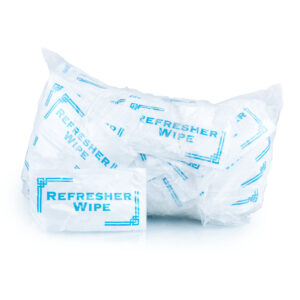 Refresher Wipes Box With 100 Sachets