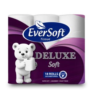 Toilet Paper 2 Ply 350 Sheets Eversoft
